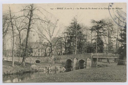 Bruz (I.-et-V.) - Le Pont St-Armel et le Château du Manoir