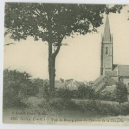 Teillay (I.-&-V) - Vue du Bourg prise du Chemin de la Chapelle