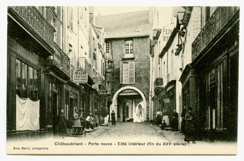Châteaubriant - Porte neuve - Côté intérieur (fin du XVIe siècle)