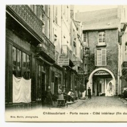 Châteaubriant - Porte neuve - Côté intérieur (fin du XVIe siècle)