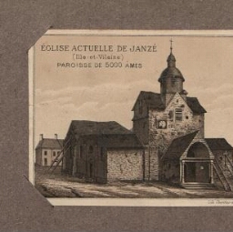 Prieuré de bénédictins, église paroissiale Saint-Martin Sacré-Coeur (Janzé)