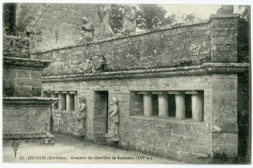 Josselin (Environs) - Ossuaire du cimetière de Guéhenno (XVIḞs.)