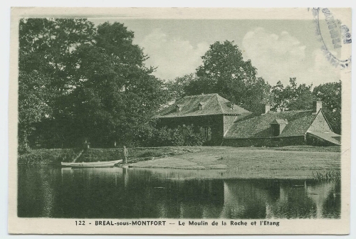 Bréal-sous-Montfort (I.-et-V.) - Le moulin de la Roche et l'étang