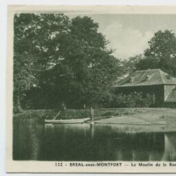 Bréal-sous-Montfort (I.-et-V.) - Le moulin de la Roche et l'étang